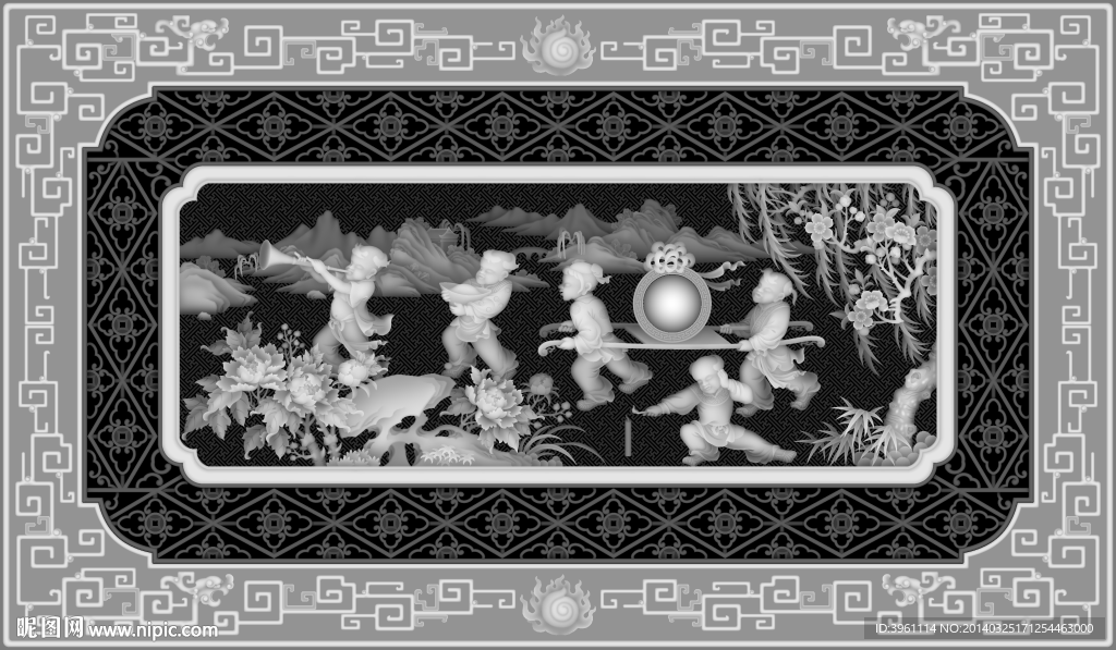 浮雕灰度图
