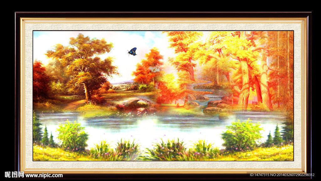 欧式风景油画