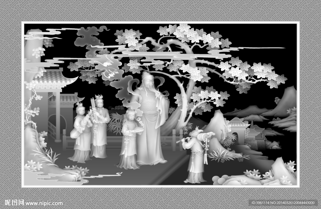 浮雕灰度图