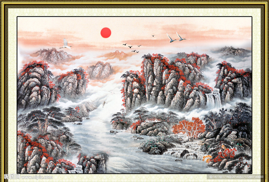 国画山水