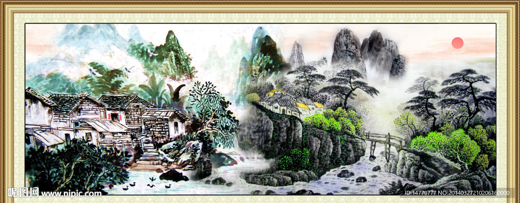 国画山水