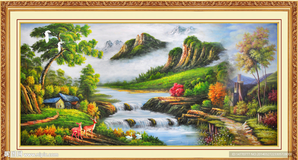 油画风景