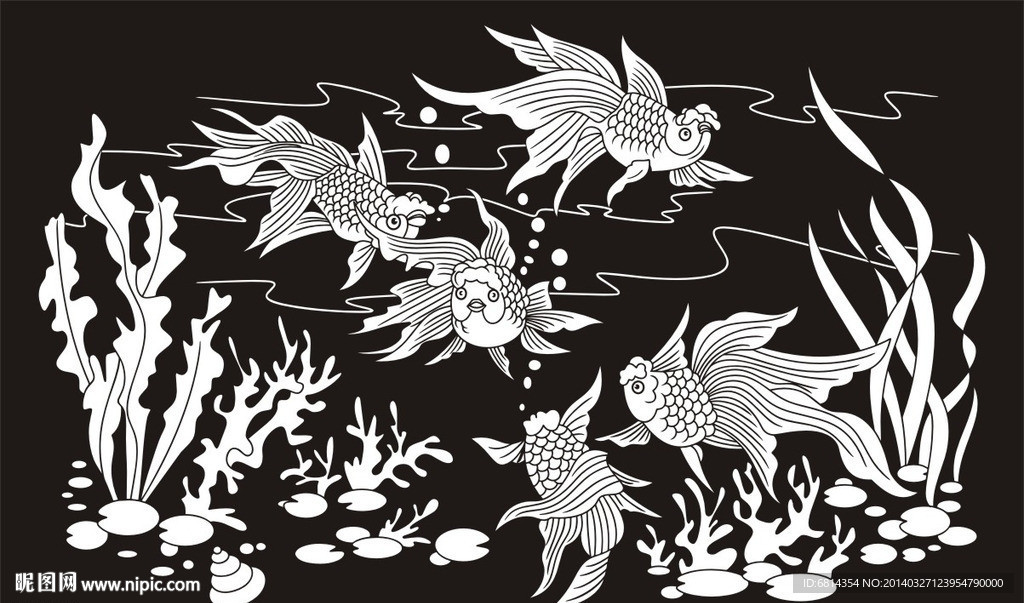 金鱼 水草鱼