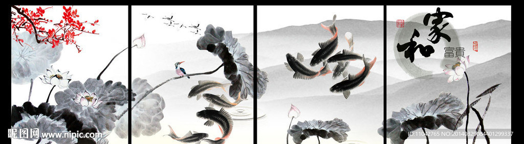 无框画