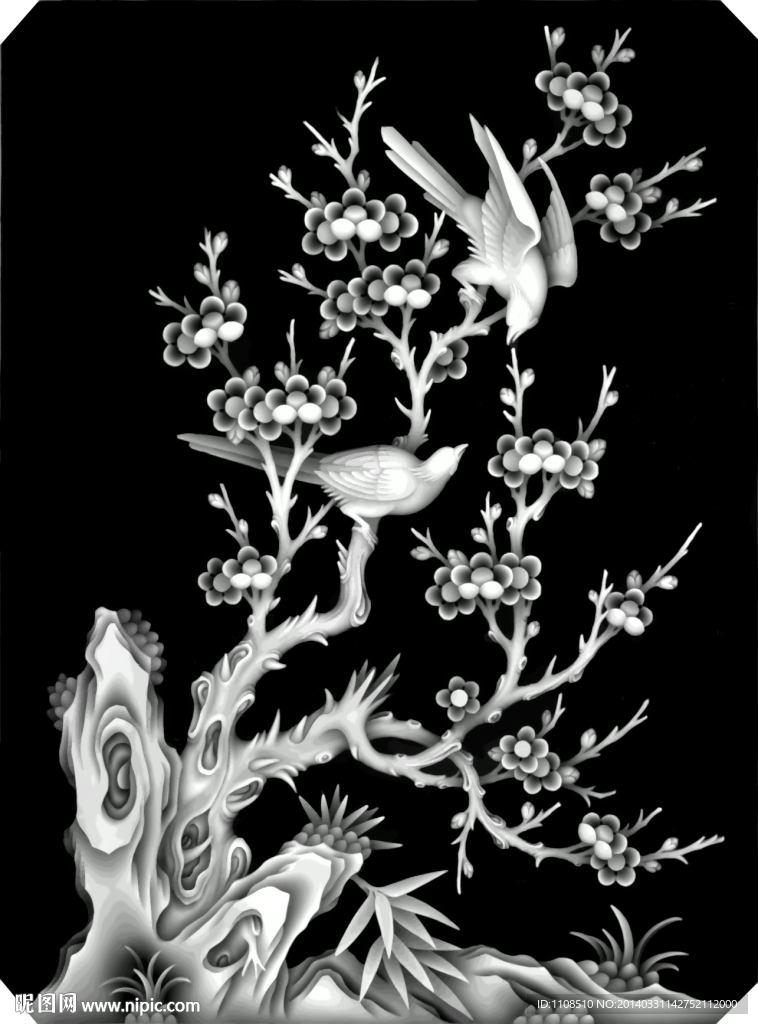 浮雕灰度图
