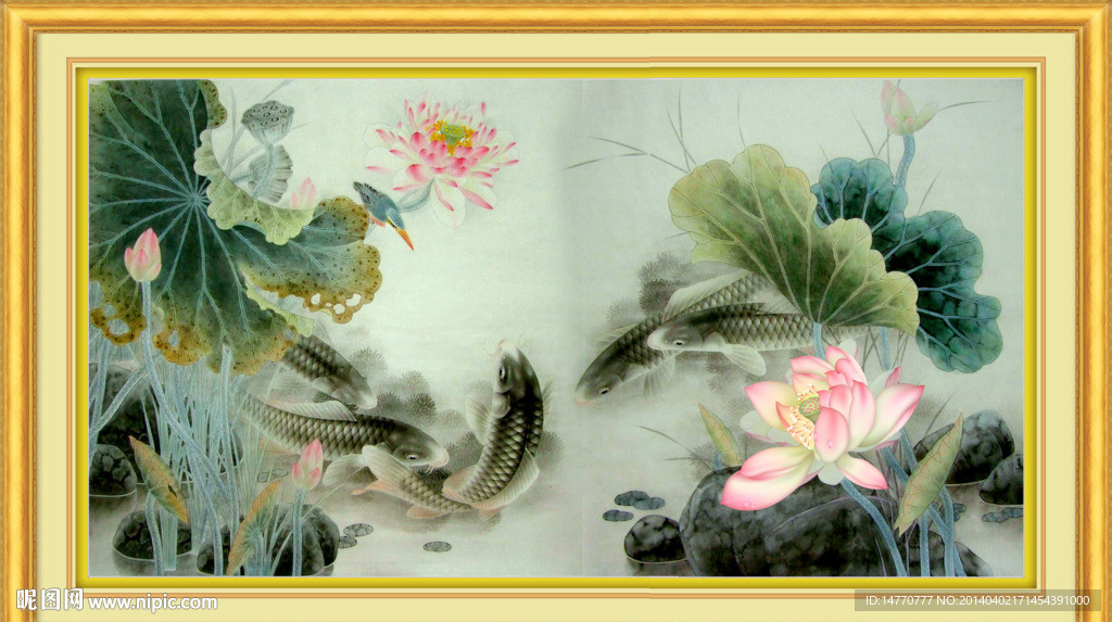 荷花图