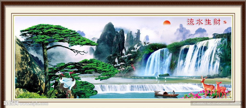 大厅风景画