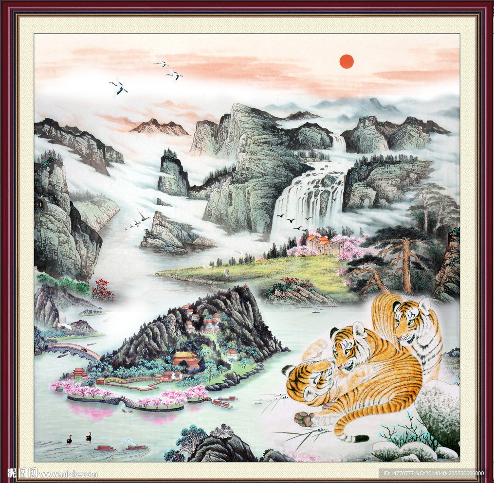 国画老虎