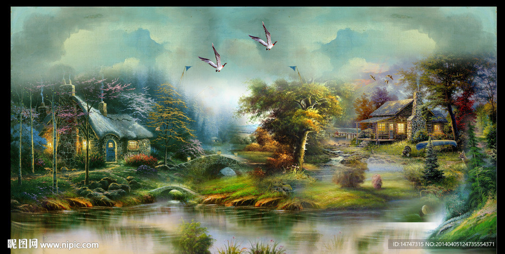 风景油画