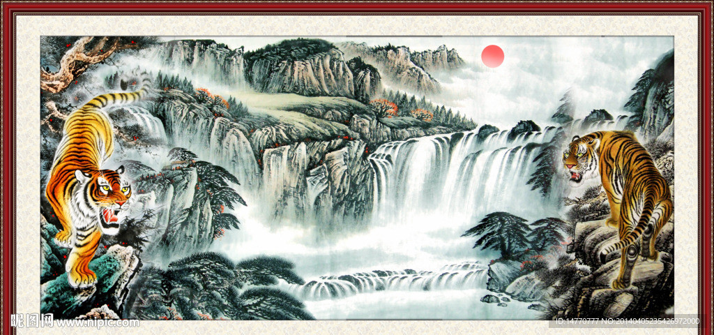 国画老虎图
