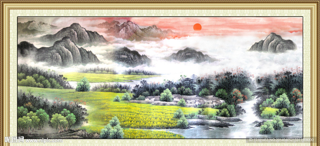 国画山水
