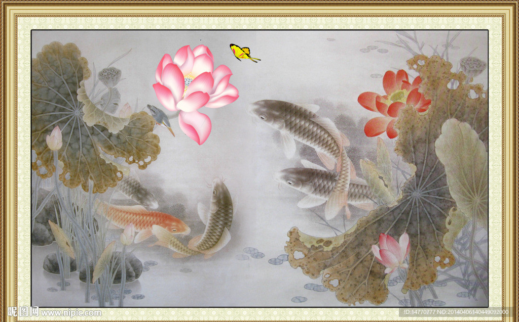 荷花图