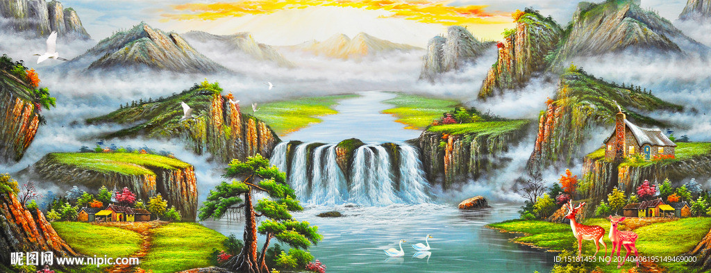 油画风景