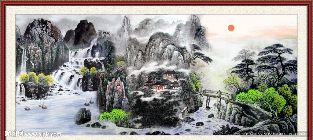 国画山水