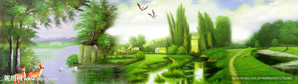 油画风景