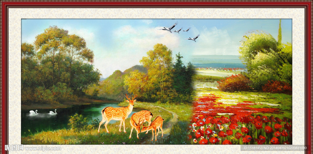 油画风景