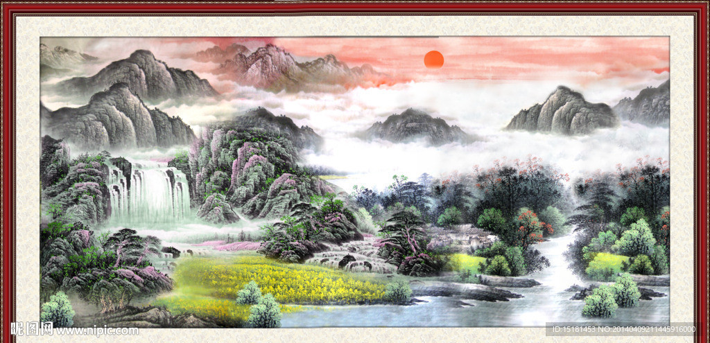 国画山水
