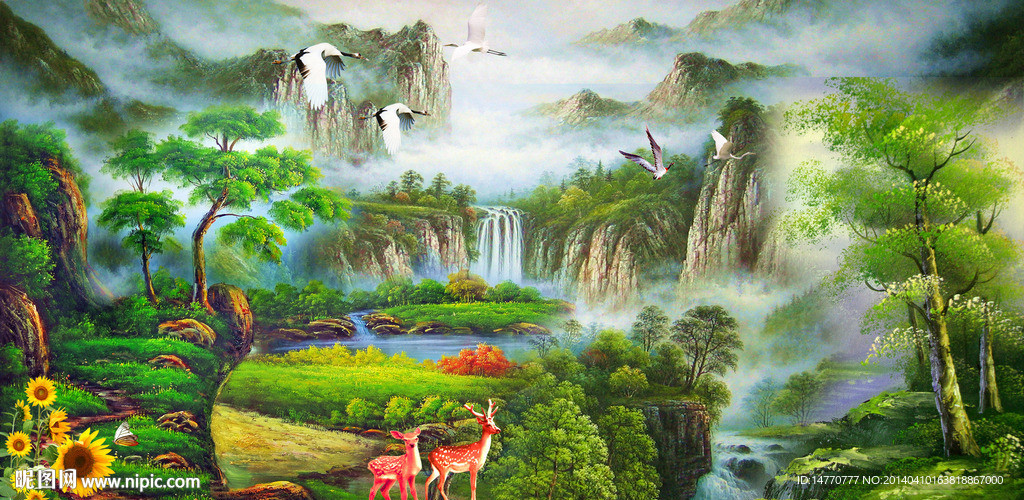 油画风景