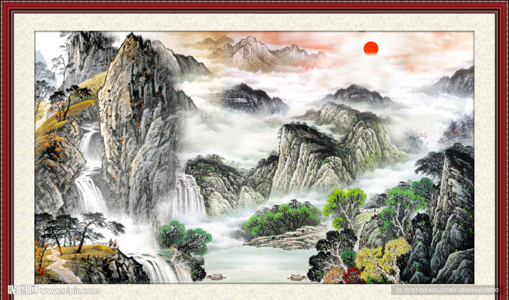 山水国画