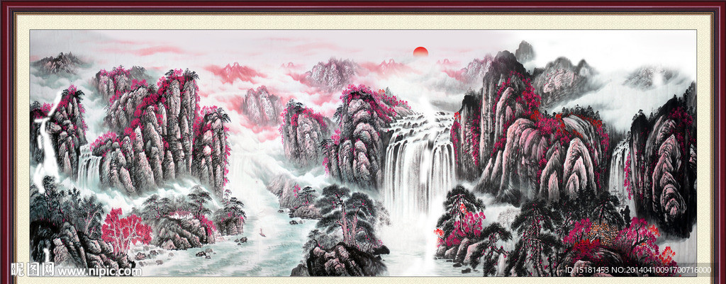 山水国画
