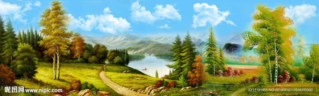 油画风景