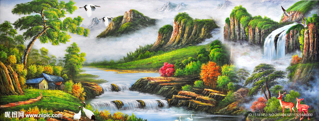 油画风景