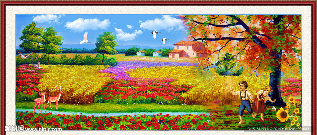 油画风景