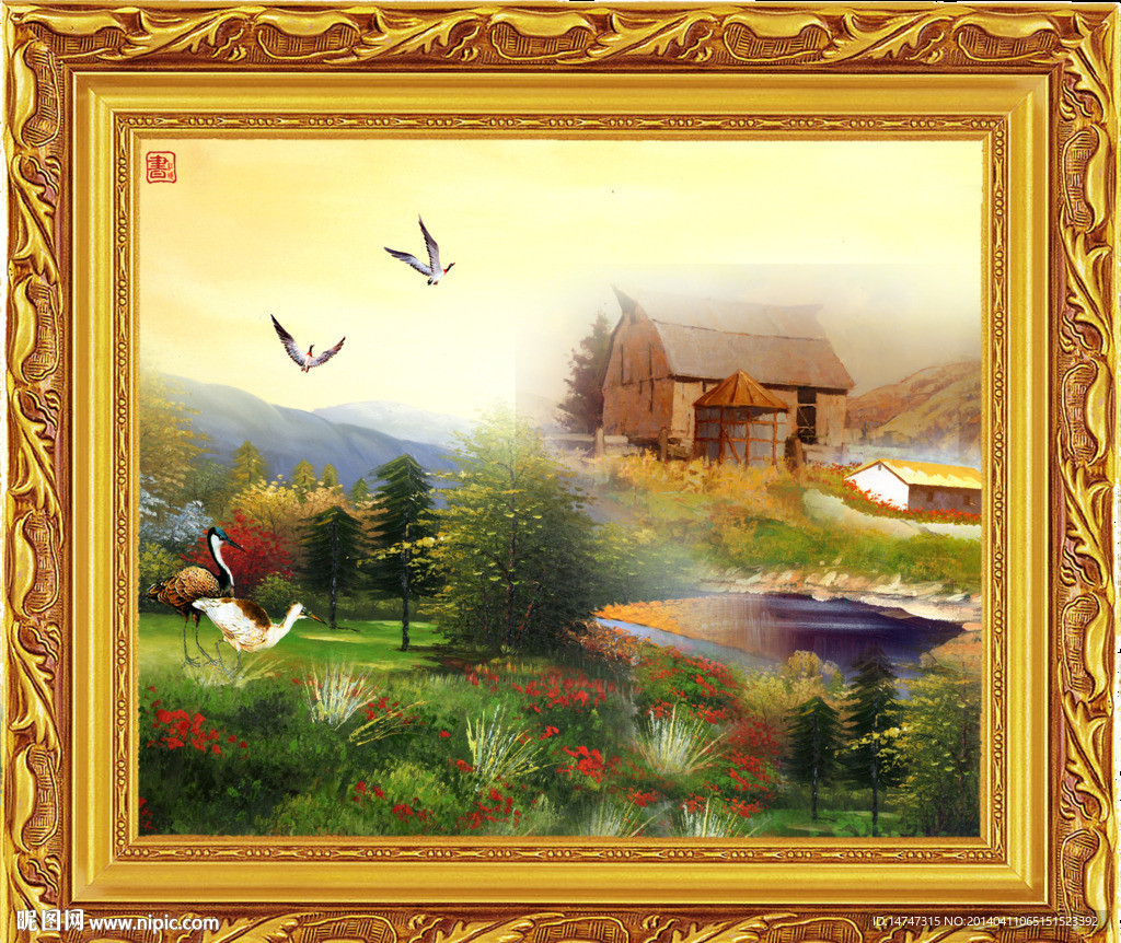 风景油画