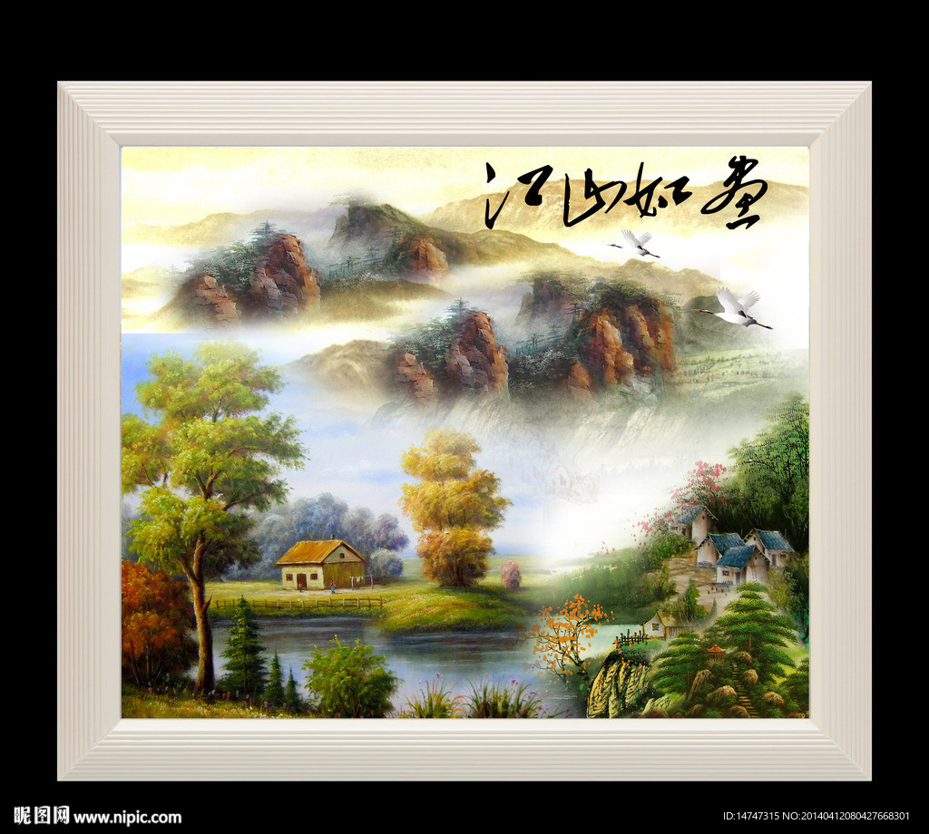 欧式风景油画
