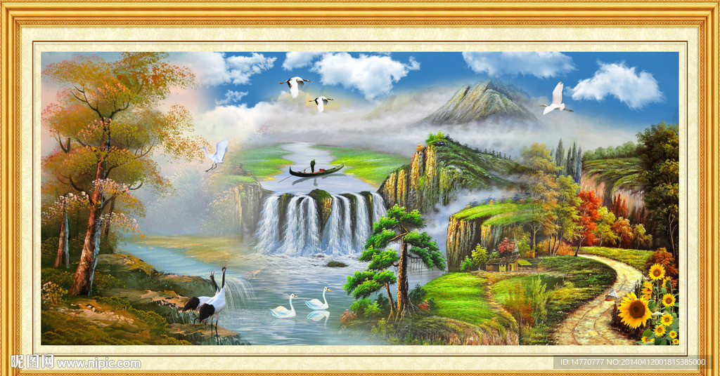 油画风景