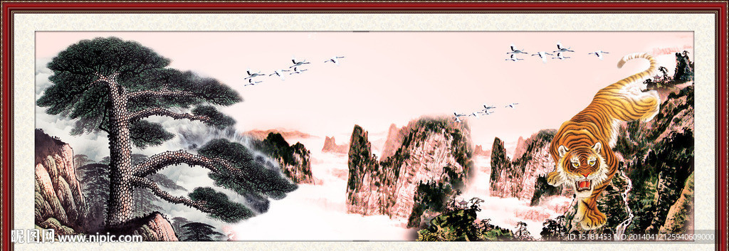 国画老虎图