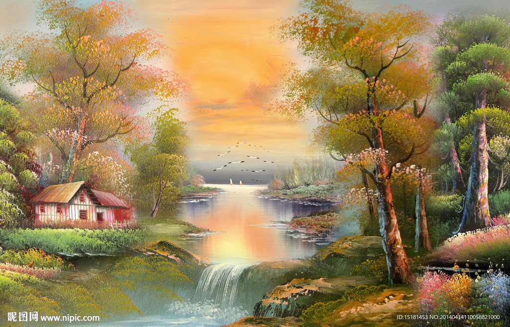 油画风景