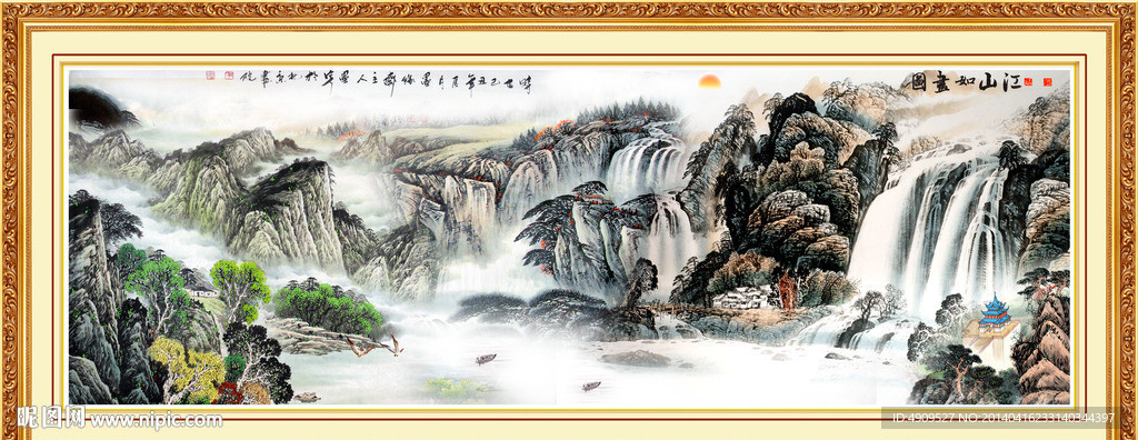 客厅挂画