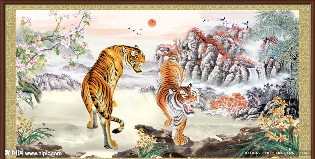 国画老虎