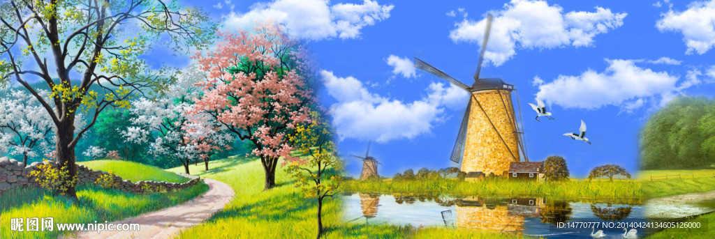 油画风景