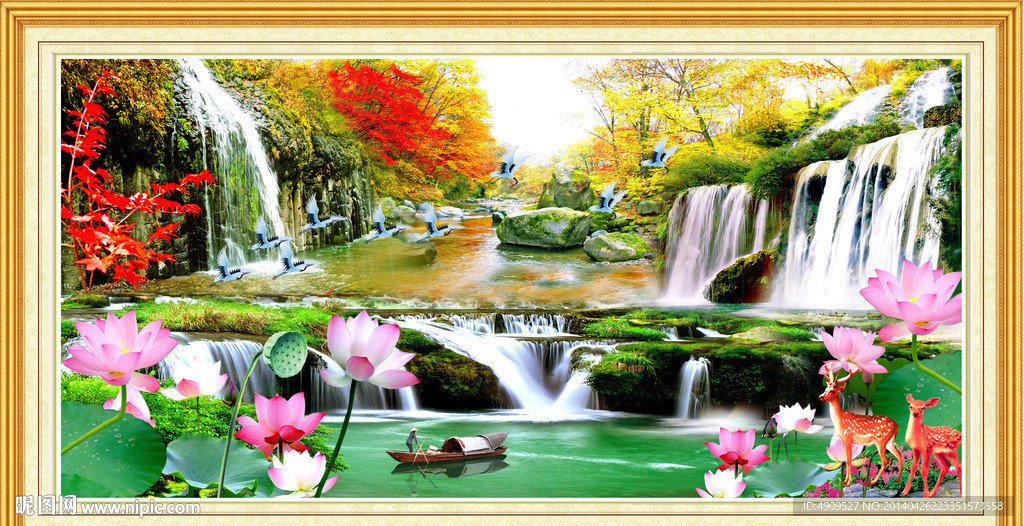 客厅山水画