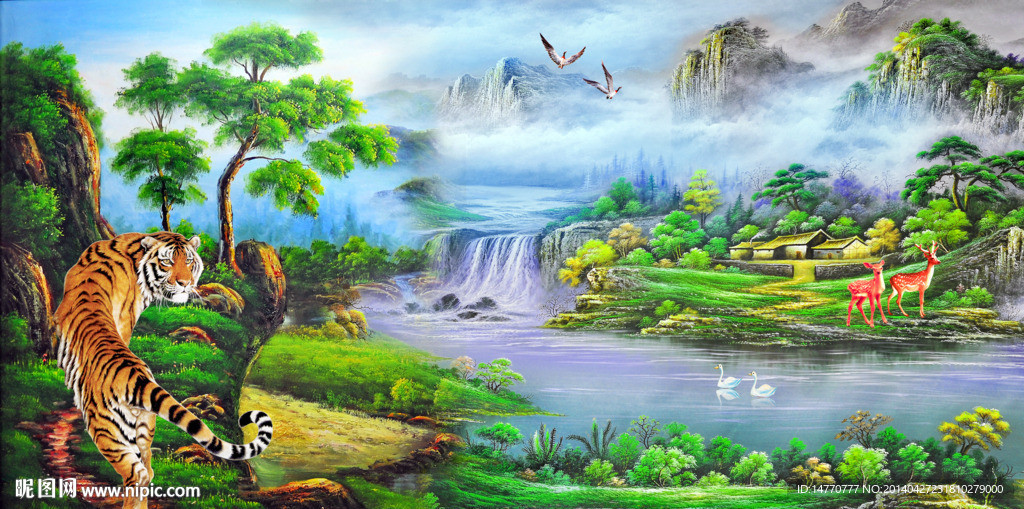 油画风景