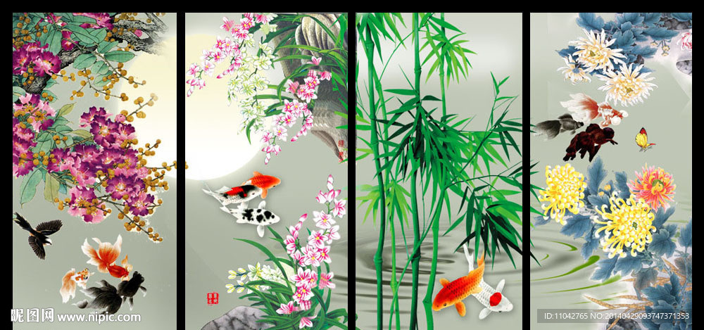 梅兰竹菊