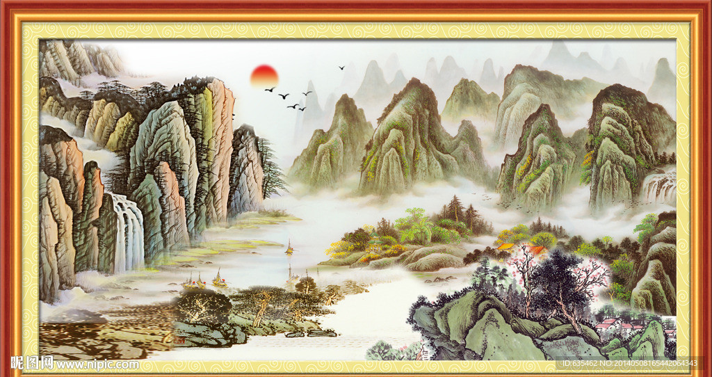 国画山水