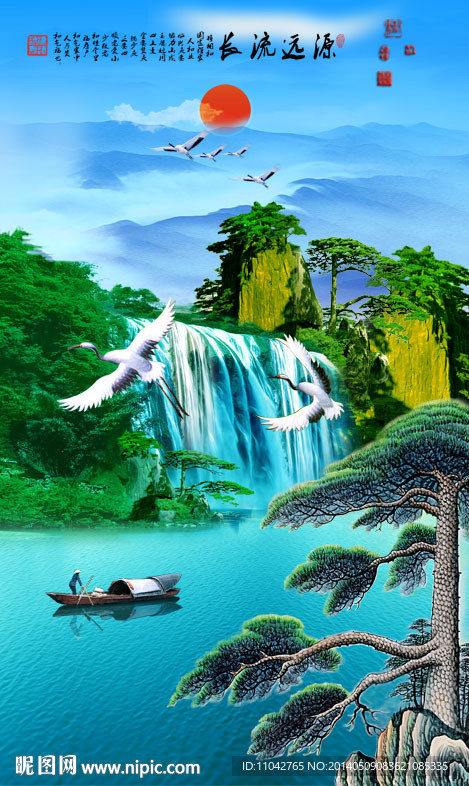 松鹤延年 源远流长