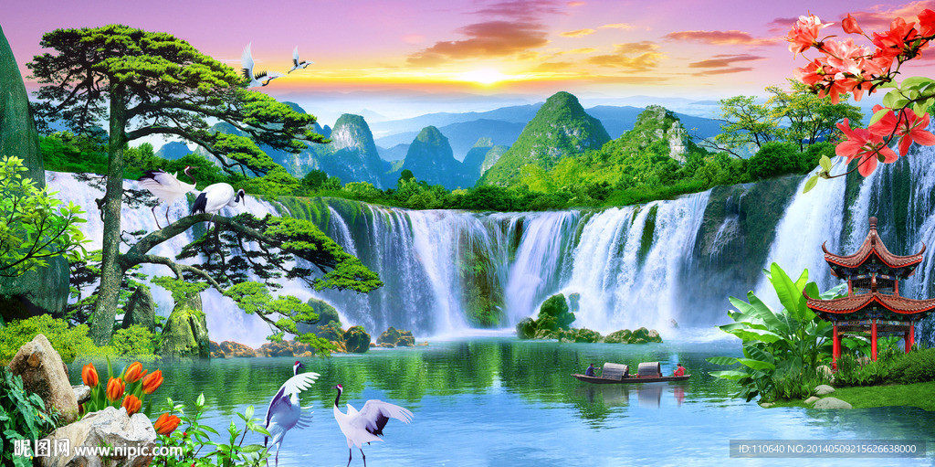 山水风景画