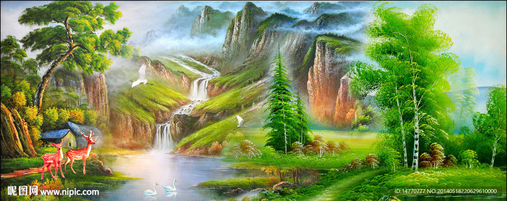 油画风景