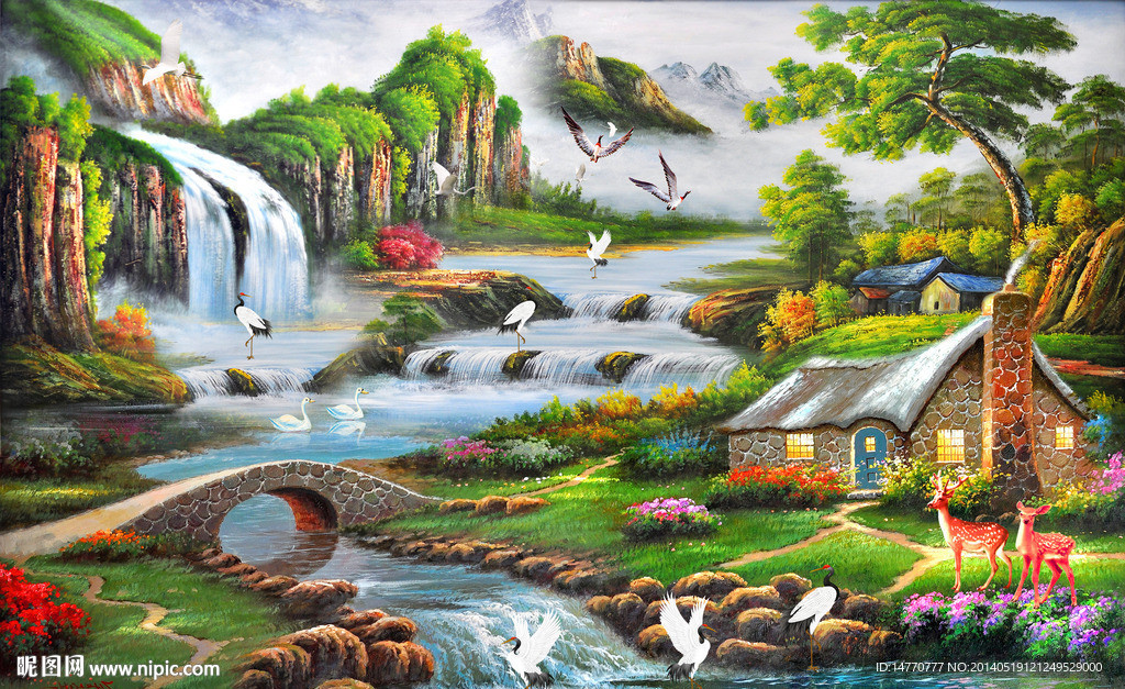 油画风景