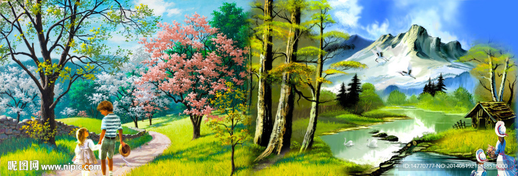 油画风景