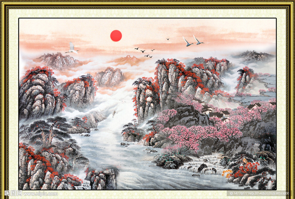 国画山水