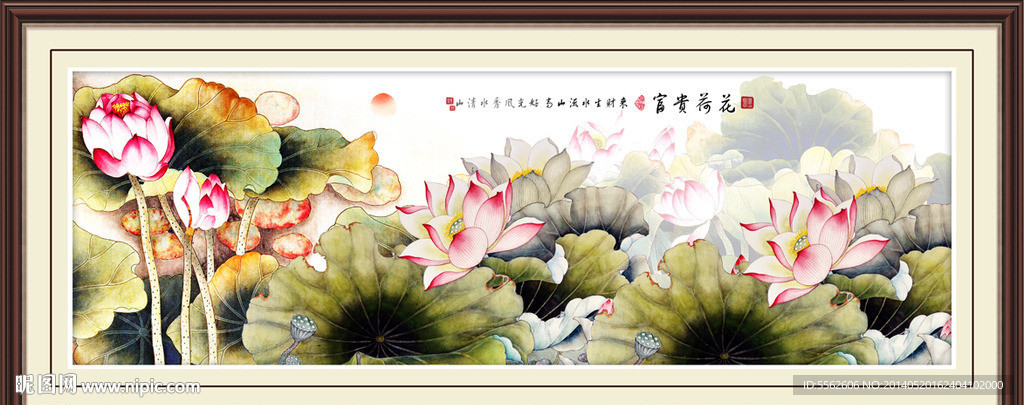 荷花图
