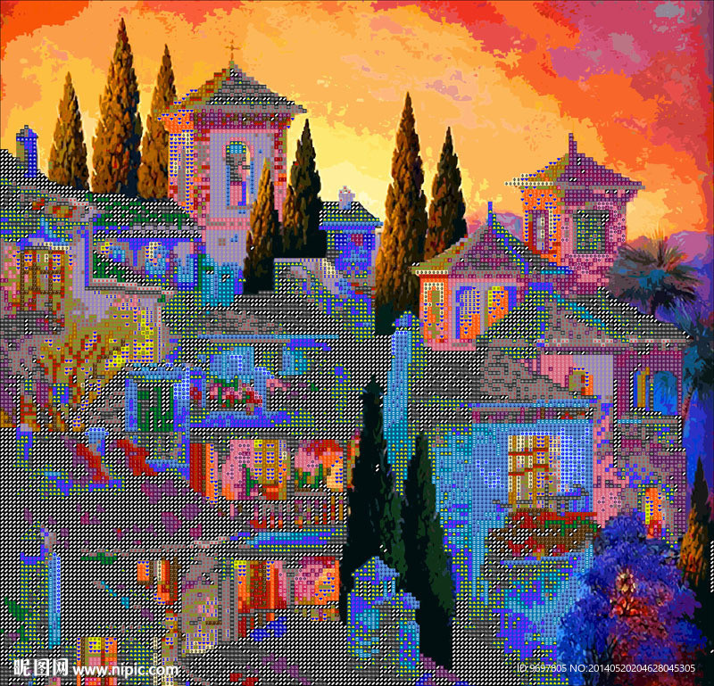 油画钻石画