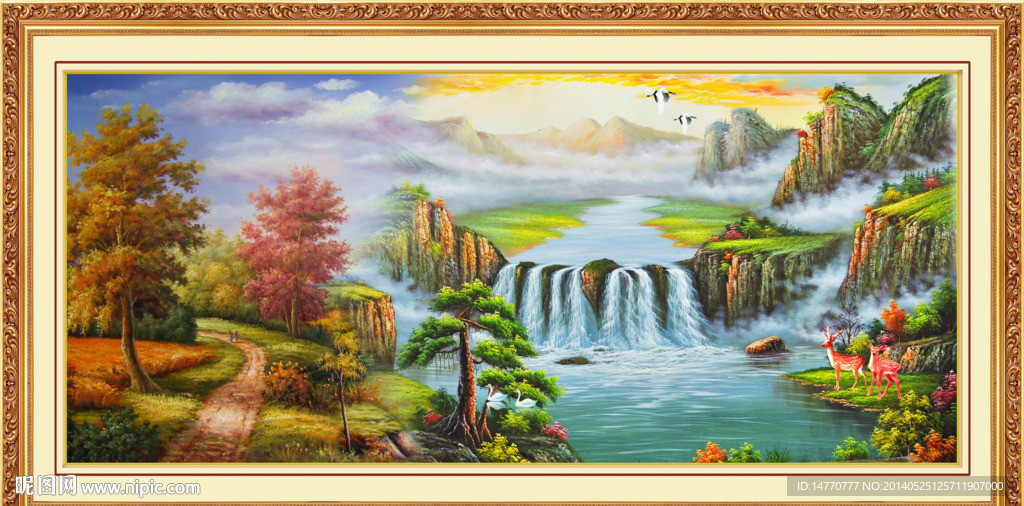 油画风景