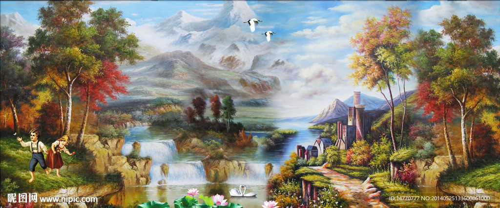 油画风景