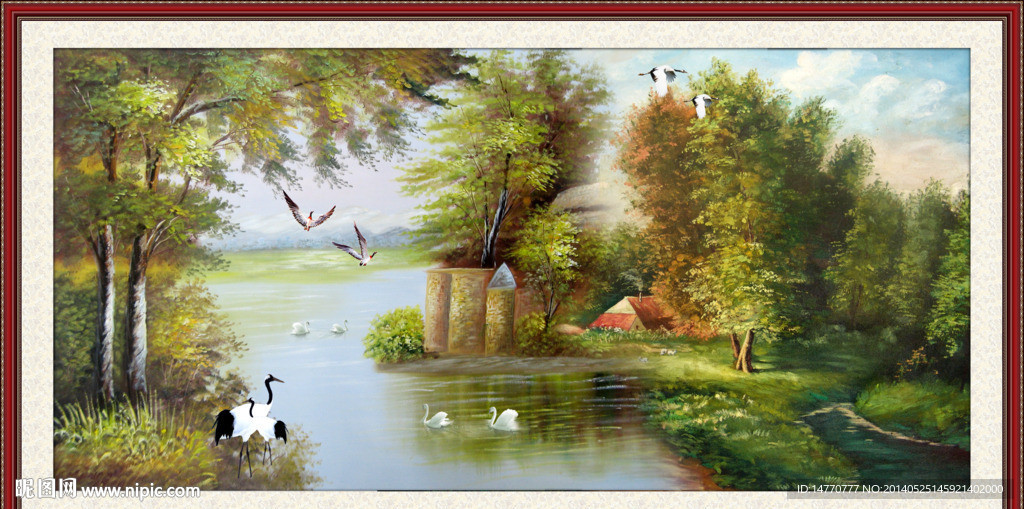 油画风景
